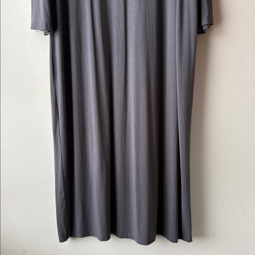 NUGGLES Simple Layering Midi Dress Dark Grey - Picture 5 of 7
